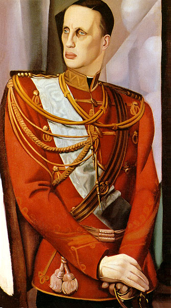 Portrait of Grand Duke Gabriel painting - Tamara de Lempicka Portrait of Grand Duke Gabriel art painting
